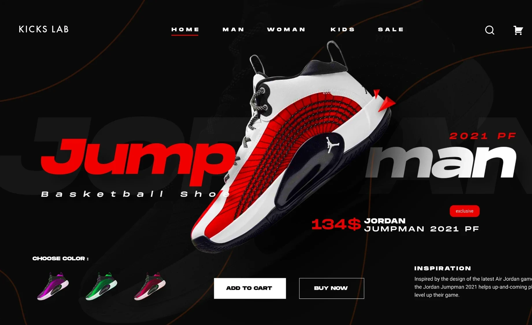 Sneaker store storefront